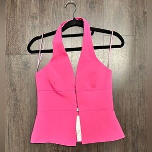Zara Pink Halter Neck top